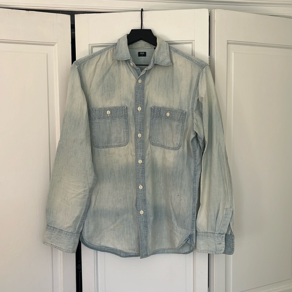 Uniqlo denim shirt
